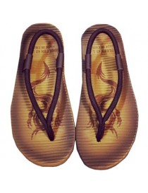 Casual Zapatillas de plástico Zapatillas de plástico Zapatos Calzado Tacones planos - Marrón - Envío Gratuito