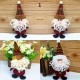 Duola Nuevo colgar colgar decoraciones muñeca Elk Xmas árbol vacaciones de Navidad - Envío Gratuito