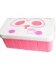 Children's Caja de almuerzo Cartoon Student Square Cat Face Portable Plastic Food Box - Envío Gratuito