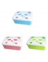 Children's Caja de almuerzo Cartoon Student Square Cat Face Portable Plastic Food Box