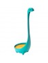 EY Plásticos Pies Lindos Del Soporte Soup Spoon Upright Cocina Mango Largo Inicio Herramienta Azul