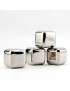 Salud 1x1x1inch acero inoxidable piedras cubitos de hielo enfriadores Stone beber whisky