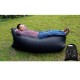 Sofa Cama Lazy Hangout De Aire Inflable Del Saco De Dormir Sofá Cama Para Acampar Al Aire Libre - Negro - Envío Gratuito