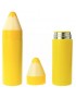 Taza Termo Forma De Lapiz De Color Amarillo Acero Inoxidable
