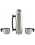 Termo Acero Inox con 2 Tazas. Doble Pared