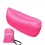 Sofa Cama Lazy Hangout De Aire Inflable Del Saco De Dormir Sofá Cama Para Acampar Al Aire Libre Rojo-Rosa Roja