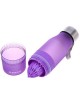 Cargen PM001 Jugo Botella 700ml portátil de plástico esmerilado agua de limón con la mano de cuerda Purple - Envío Gratuito