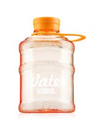 Fanson F - 1006 650ml portátil Mini Barril forma de la botella de agua del deporte al aire Sweet orange - Envío Gratuito