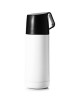 Sólo Vida J - Botella 02088 350ML de agua portátil de acero inoxidable con el vacío de la manija de la Copa aislada White - Enví