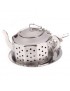 MagiDeal Tetera De Acero Inoxidable Forma De Infusión De Té Colador W / Tray