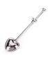 MagiDeal Infusor Filtro Colador De Té Empujar Estilo Forma De Corazón Tea Infuser