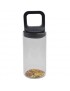 Pull-type Vacuum Glass Sealed Keep Fresh Tank Black S