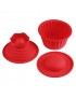 Paquete de 3 grandes gigantes de silicona superior del molde de pastel Cupcake Cupcakebake Set de molde para hornear Generico