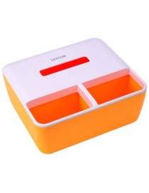 Double Grid Storage Tissue Box Orange - Envío Gratuito