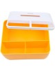 Double Grid Storage Tissue Box Orange - Envío Gratuito