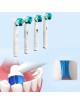 Moda cepillo de dientes eléctrico del reemplazo Heads Higiene Dental Care Modelos Oral B. - Envío Gratuito