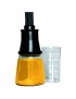 Pincel de silicón con botella de cristal Modelo 707600 - Negro