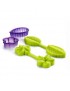 Molde para Fondant de Hojas y Flores IBILI Modelo 789100-Verde