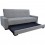 Sofacama Easy Futon 3 Posiciones Con Cama Baja-Gris