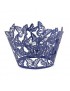 MagiDeal Patrón De Mariposa Hueco 12pcs De La Decoración De La Torta De Papel Envoltura De La Magdalena De La Boda Del Abrigo