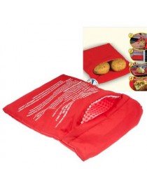 Bolsa para Cocinar Patatas para el Horno de Microondas -Rojo - Envío Gratuito