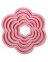 MagiDeal 6pcs Ciruela Bricolaje Cortadores Fondant Flor Cookie Cortaron Herramientas Artesanales