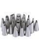 Boquillas 24pcs Stainless Steel Piping Nozzles Pastry Tips Set-Plateado - Envío Gratuito