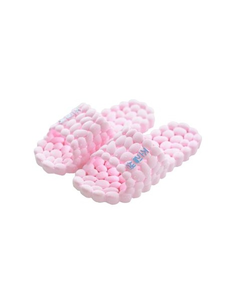 Cuarto de baño Antiskid Thicken Soles Zapatillas de plástico Zapatos Calzado Plano - Rosa - Envío Gratuito