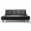 Sofacama Dreamy Futon 3 Posiciones Piel Recuperada-Chocolate