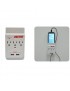 MASTER MP-WALL5 MULTICONTACTO CON PUERTOS DE CARGA USB