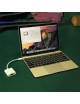 EH Tipo C USB 3.1 macho a VGA hembra adaptador de cable para Macbook 12 ' Notebook Color blanco - Envío Gratuito