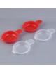 ER 2 Set Inicio Microondas Huevo recipiente de plástico rojo - Envío Gratuito