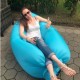 Sofa-Cama Inflable Palmera's Bay Airpoof Portatil Camping Playa Impermeable Tumbona Color Azul - Envío Gratuito
