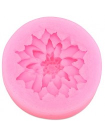 Mini molde de la torta de la pasta de azúcar de la flor de Lotus del silicón - Envío Gratuito