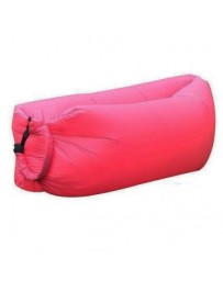 Portable al aire libre inflable Sofá / cama de playa / Camping / picnic Saco de dormir rosada - Envío Gratuito