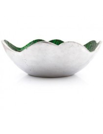 Style My Way Handcrafted Round Shape Green Serving Bowl - Envío Gratuito