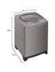 Lavadora Automática Daewoo 10 Kgs. Modelo DWF-D202PG - Plata - Envío Gratuito
