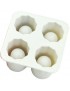 Toma De Hielo Molde De Vidrio, Hielo 4-Copa Cubo Moldes Gafas Disparos Forma De Copa Silicona Hielo Moldeo