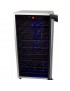 Frigobar Cava De Vinos 32 Botellas Luz Led Puerta De Vidrio
