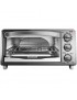 Horno Tostador Black And Decker TO1313SWD 4 Rebanadas Hornea Y Gratina-Cromado