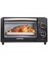 Horno Electrico Chefman RJ25-4 De 4 Rebanadas, Con Ajuste De Temperatura Y Timer-Negro
