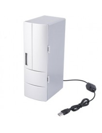 EH USB Práctico Nevera Nevera Congelador Plug and Play Conveniente -Plata - Envío Gratuito