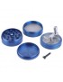 EY Mano De Zinc Trituradora De Metal (Φ63x50mm Azul)-Azul