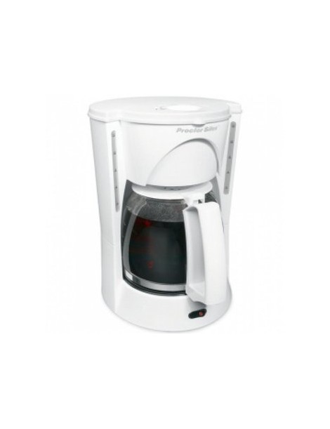 Cafetera Proctor Silex 48521RY-MX 12 Tazas Filtro Permanente-Blanca - Envío Gratuito