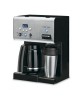 Cafetera con Dispensador Agua Caliente Cuisinart 12 Tazas CHW-12-Negro con Plata - Envío Gratuito