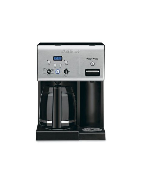 Cafetera con Dispensador Agua Caliente Cuisinart 12 Tazas CHW-12-Negro con Plata - Envío Gratuito