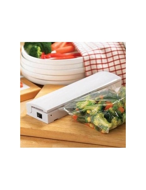 EW Inicio sello de vacío portátil Alimentación sellador de la bolsa de embalaje Herramientas de la cocina de la máquina - Blanco