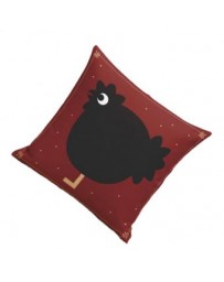 MagiDeal Gallina Negro Cojín Sábanas De Algodón De La Cintura Caso Funda De Cojín De Sofá Cama Decoración - Envío Gratuito