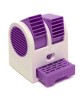 Mini Pequeño Ventilador De Refrigeración USB De Escritorio Sin Cuchilla De Doble Aire Acondicionado Portátil - Púrpura - Envío G