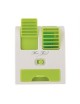 Mini Pequeño Ventilador De Refrigeración USB De Escritorio Sin Cuchilla De Doble Aire Acondicionado Portátil - Verde - Envío Gra